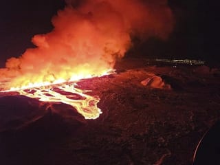 Spalteneruption Auf Island Island Erlebt Dritten Vulkanausbruch Seit