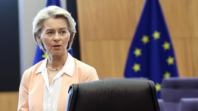 Viola Amherd Und Ursula Von Der Leyen Treffen Sich Am Cern In Genf