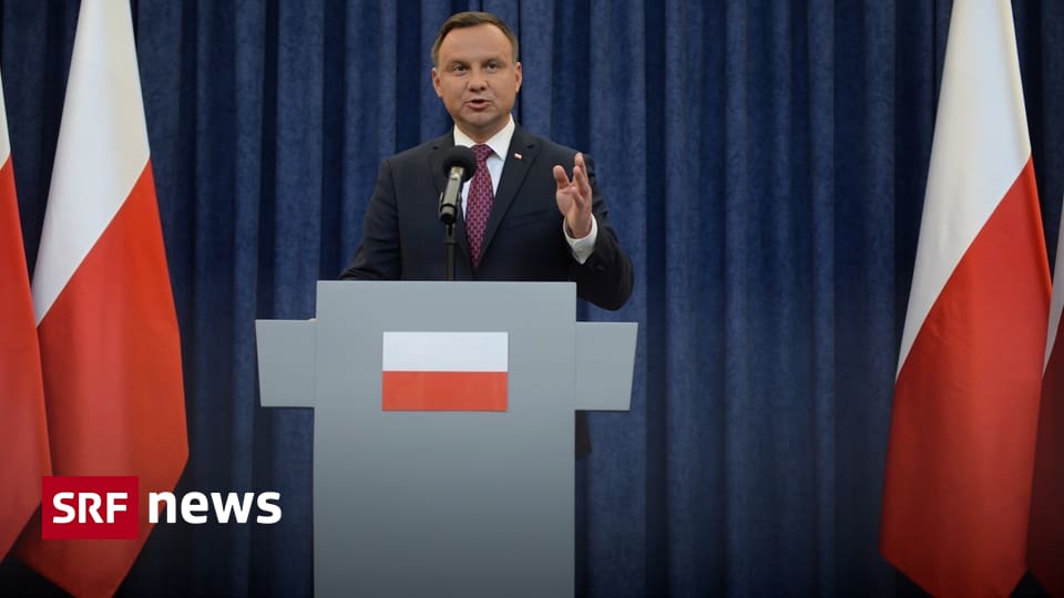 Umstrittene Justizreform Polens Pr Sident Duda Legt Veto Ein News Srf