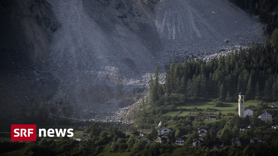 Drohender Bergsturz Evakuierte Bev Lkerung Von Brienz Gr Kann Kurz