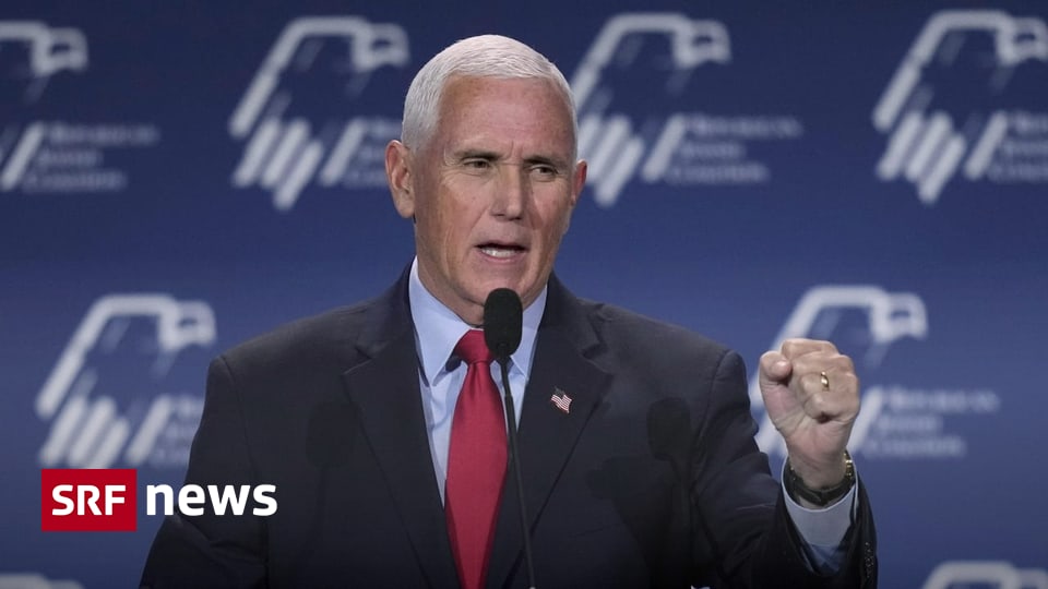 Us Wahlen Ex Vizepr Sident Mike Pence Will Nicht Us Pr Sident