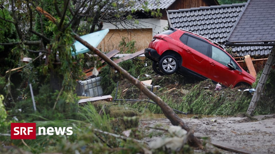 Nach Unwetter und Starkregen Überschwemmungen in Österreich und