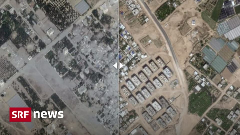 Zerstörung im Gazastreifen Satellitenbilder zeigen Verwüstung ganzer