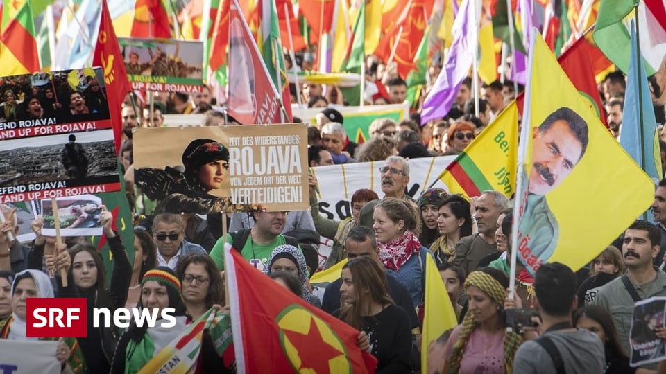 Protest gegen Türkei Mehrere tausend Personen an Kurden Demo