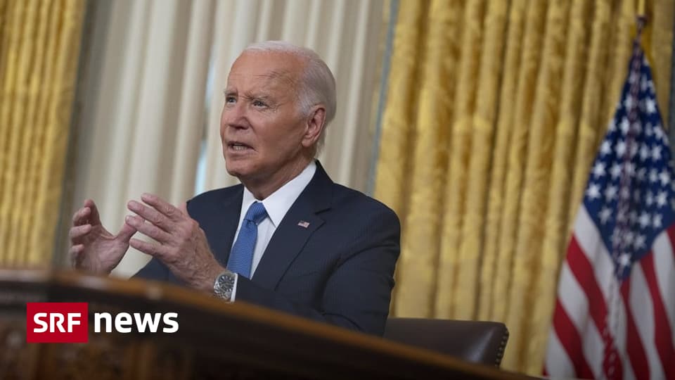 US Präsidentschaftswahlen 2024 So begründet Joe Biden seinen Rückzug