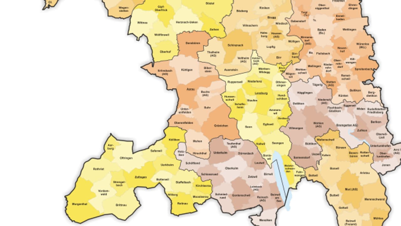 Sind Die Elf Aargauer Bezirke Noch Zeitgemäss? - Regionaljournal Aargau ...