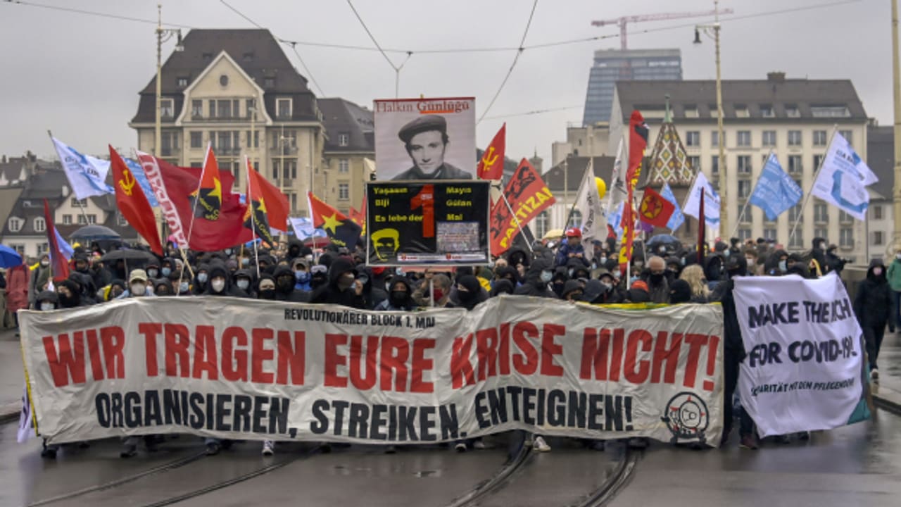 Weit über Tausend Teilnehmende an 1. MaiKundgebung in Basel