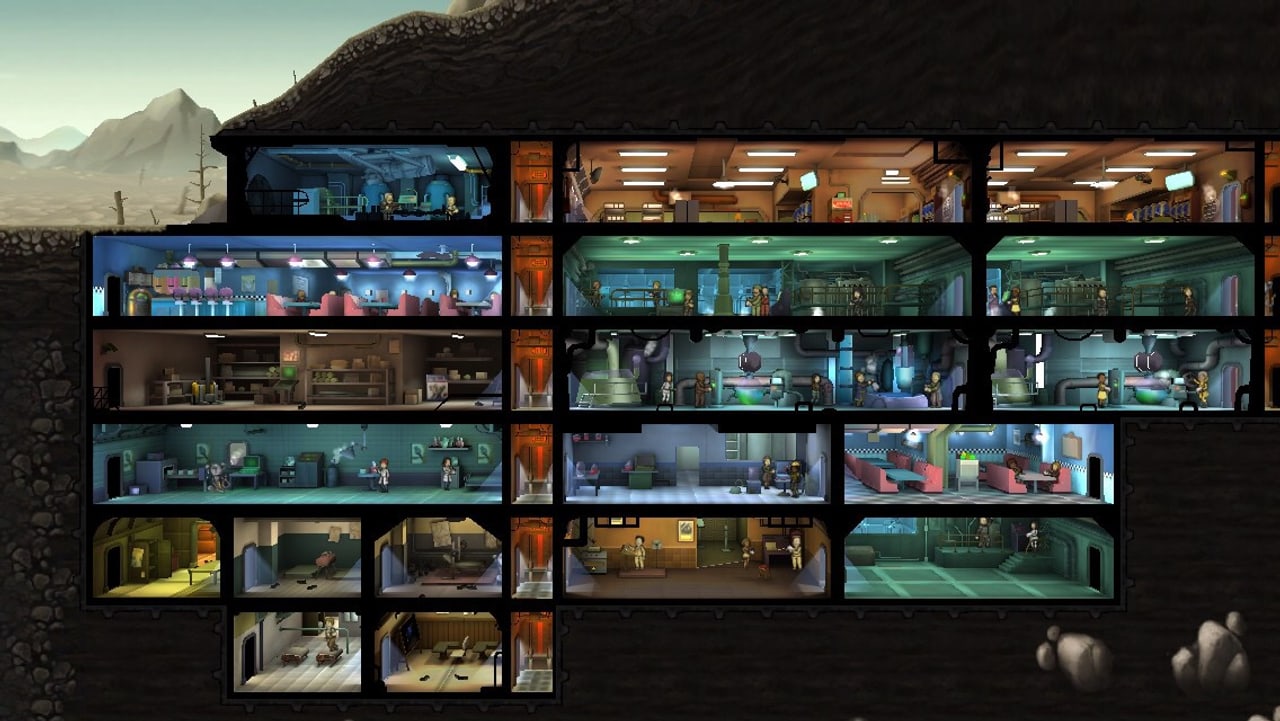 fallout shelter radio room size
