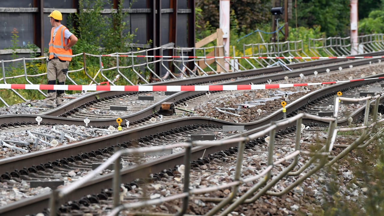 Bahn Baustelle Rastatt