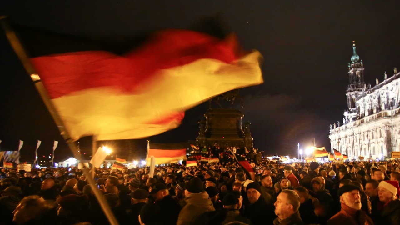 Пегида. Pegida Лидер. Dresden protests for DDR.