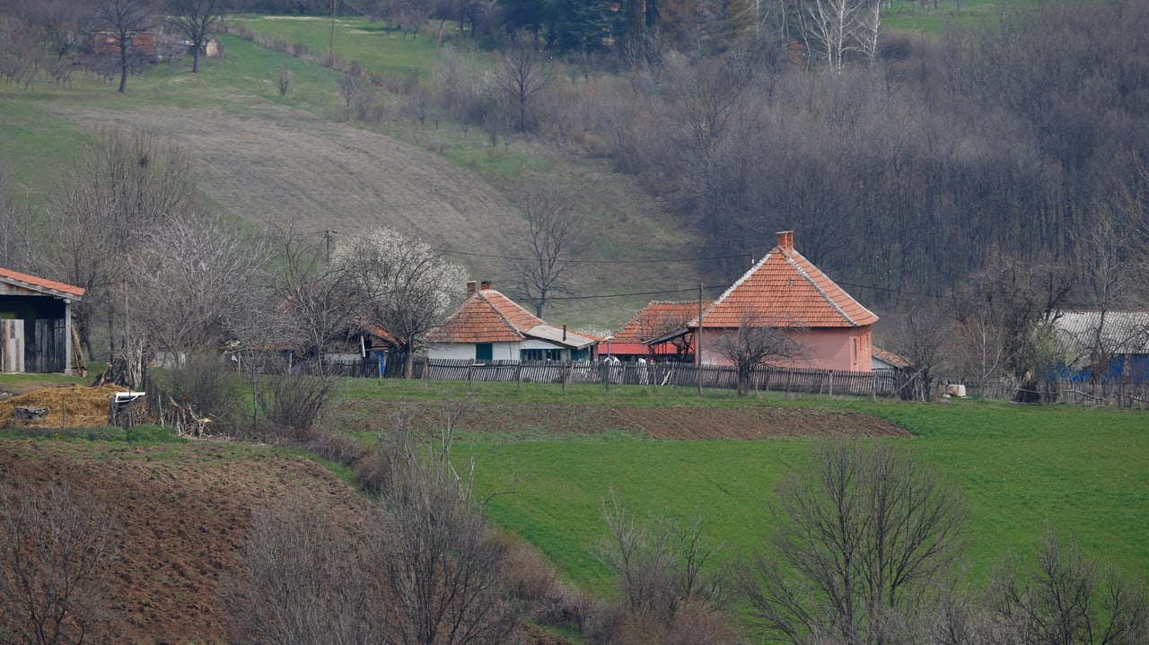 Сербия деревня