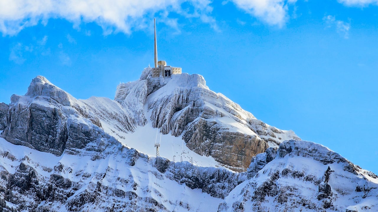 Vor 25 Jahren Schneerekord - 8 Meter 16 Schnee auf dem Säntis - Meteo - SRF