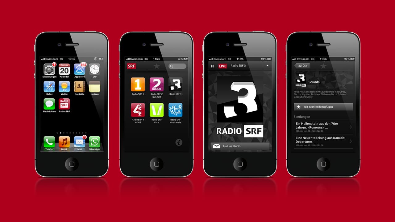 Aktuell Die Radio App für iPhone und Android Radio SRF