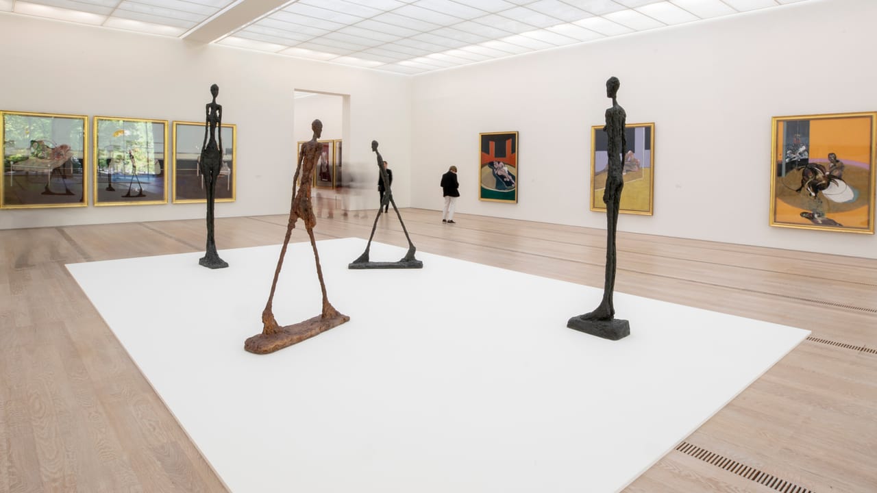 Ausstellung Fondation Beyeler Bacon Giacometti Eine Besondere   E96021 