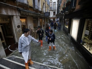 Enge Gassen in Venedig.