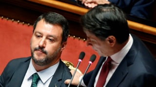 Zwei italienische Politiker.
