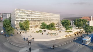 Das neue Forum der Uni Zürich wird von den Stararchitekten Herzog & de Meuron realisiert.