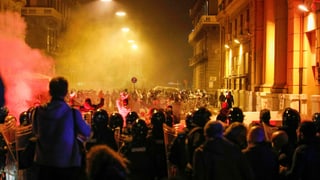 Proteste in Neapel.
