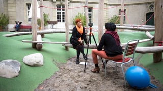 SRF-News-Redaktorin Christa Gall im Interview mit Cécile Bühlmann, ehemalige Nationalrätin der Grünen.