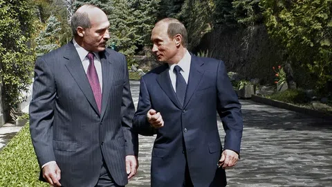 Putin und Lukaschenko.