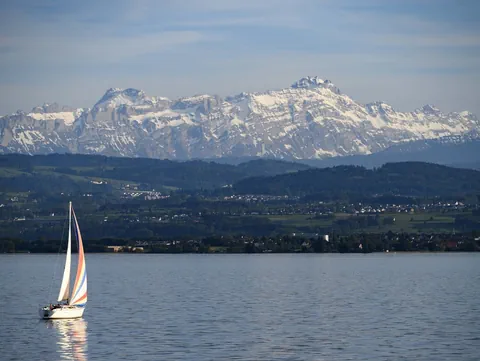 Säntis vom Bodensee aus gesehen