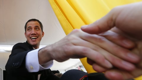 Oppositionsführer Juan Guaidó.