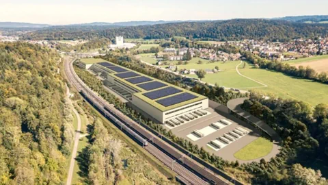 Visualisierung Lagerhalle