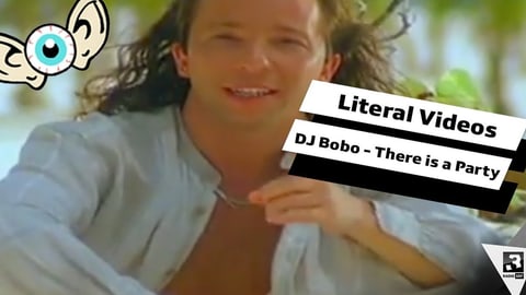 Screenshot aus DJ Bobos «There Is a Party»-Musikvideo