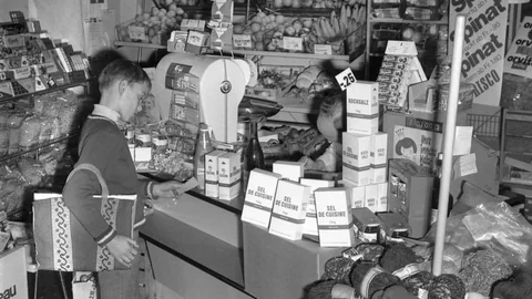 So sah ein Tante-Emma-Laden im Zürich der 1960er-Jahre aus.