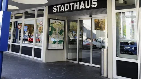 Eingang zum Stadthaus in Olten