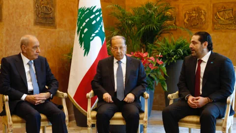 Berri, Aoun, Hariri