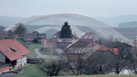 Halle der Sondermülldeponie Kölliken