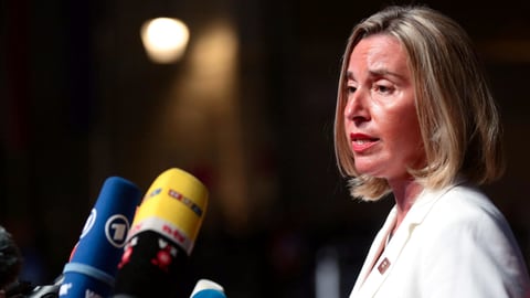 Die EU-Aussenbeauftrage Federica Mogherini