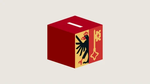 Symbol Wahlurne Kanton Genf