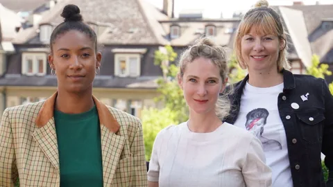 Lena Oppong, Eliane Leiser, Céline Raval (v. links n. rechts)