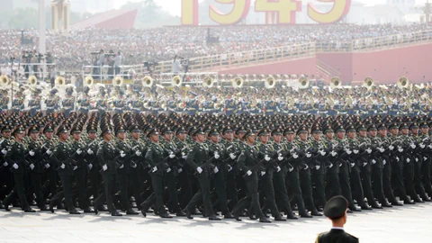 Parade der Volksarmee.