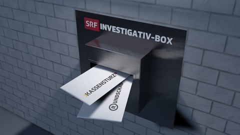 Briefkasten, beschriftet mit Investigativ-Box