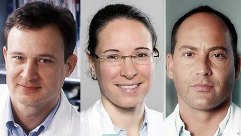 Dr. Heiner Brunnschweiler, Dr. Isabella Schröder und Dr. Niklaus Urscheler