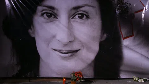 Mahnwache für Daphne Caruana Galizia