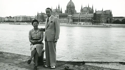 Carl Lutz mit seiner Frau Gertrud in Budapest