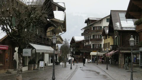 Strasse in Gstaad