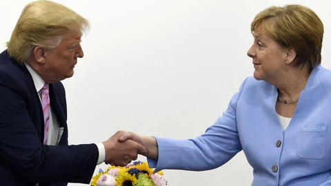 Trump und Merkel