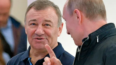 Arkadi Rotenberg im Gespräch mit Vladimir Putin