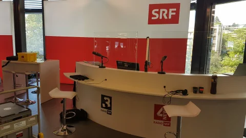 Das SRF-Studio in Montreux