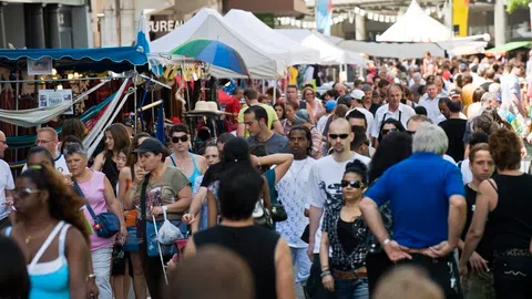 Marktstände in Biel