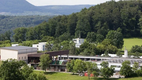 Blick auf die Anlage des Massnahmenzentrums Arxhof.