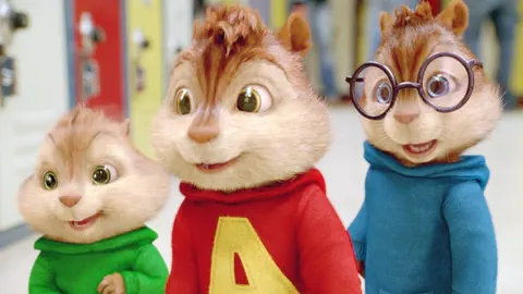 die drei Erdhörnchen von Alvin and the Chipmunks