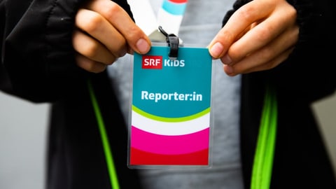 Offizieller Ausweis der SRF Kids Kinderreporter