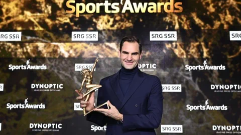 Roger Federer an den «Sports Awards» 2020