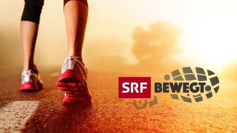 Visual der Aktion «SRF bewegt»